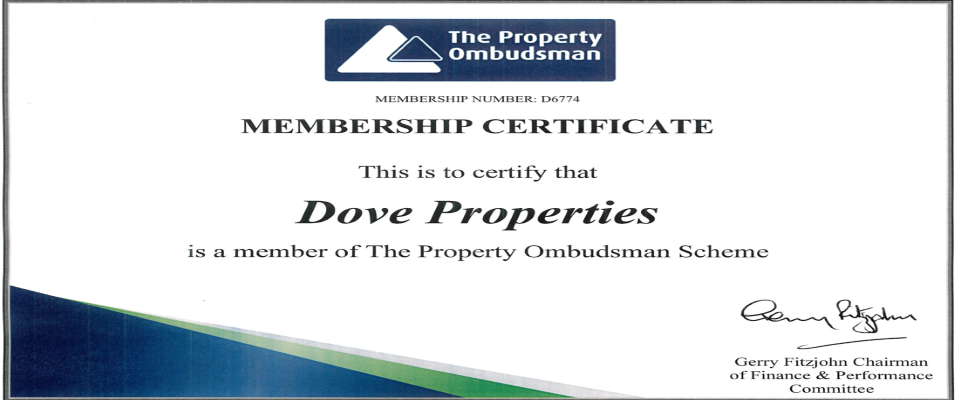 Property Ombudsman certificate